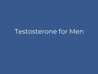 Testosterone for Men